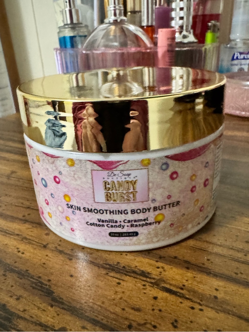De Soap Boutique Skin Smoothing Body Butter - Pink & Gold